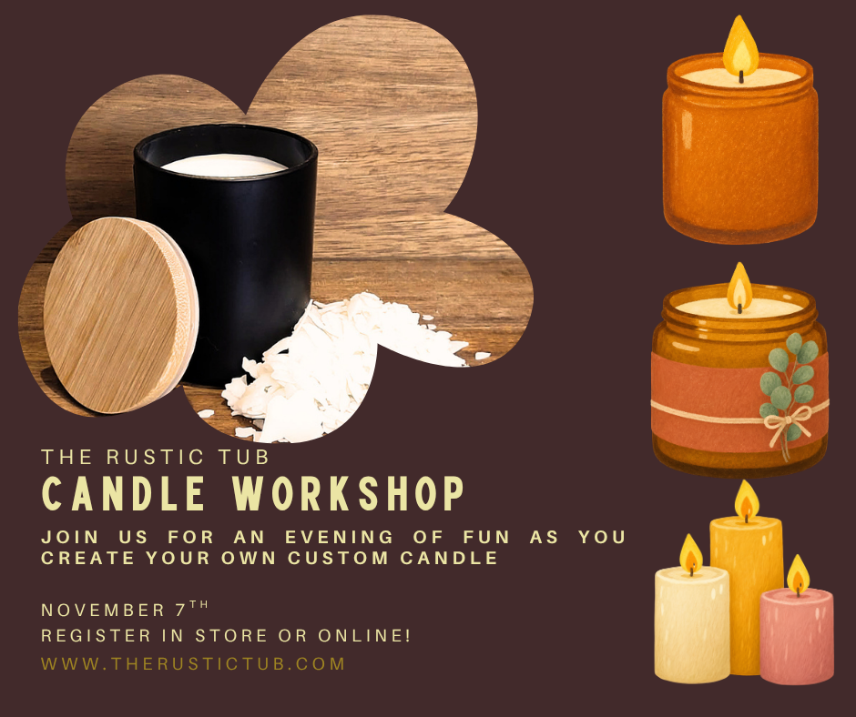 CANDLE WORKSHOP NOVEMBER 7TH  5:30PM